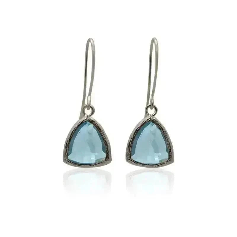 Aqua Athena Earrings | Ocean Themed Jewelry - Mystic Soul Jewelry