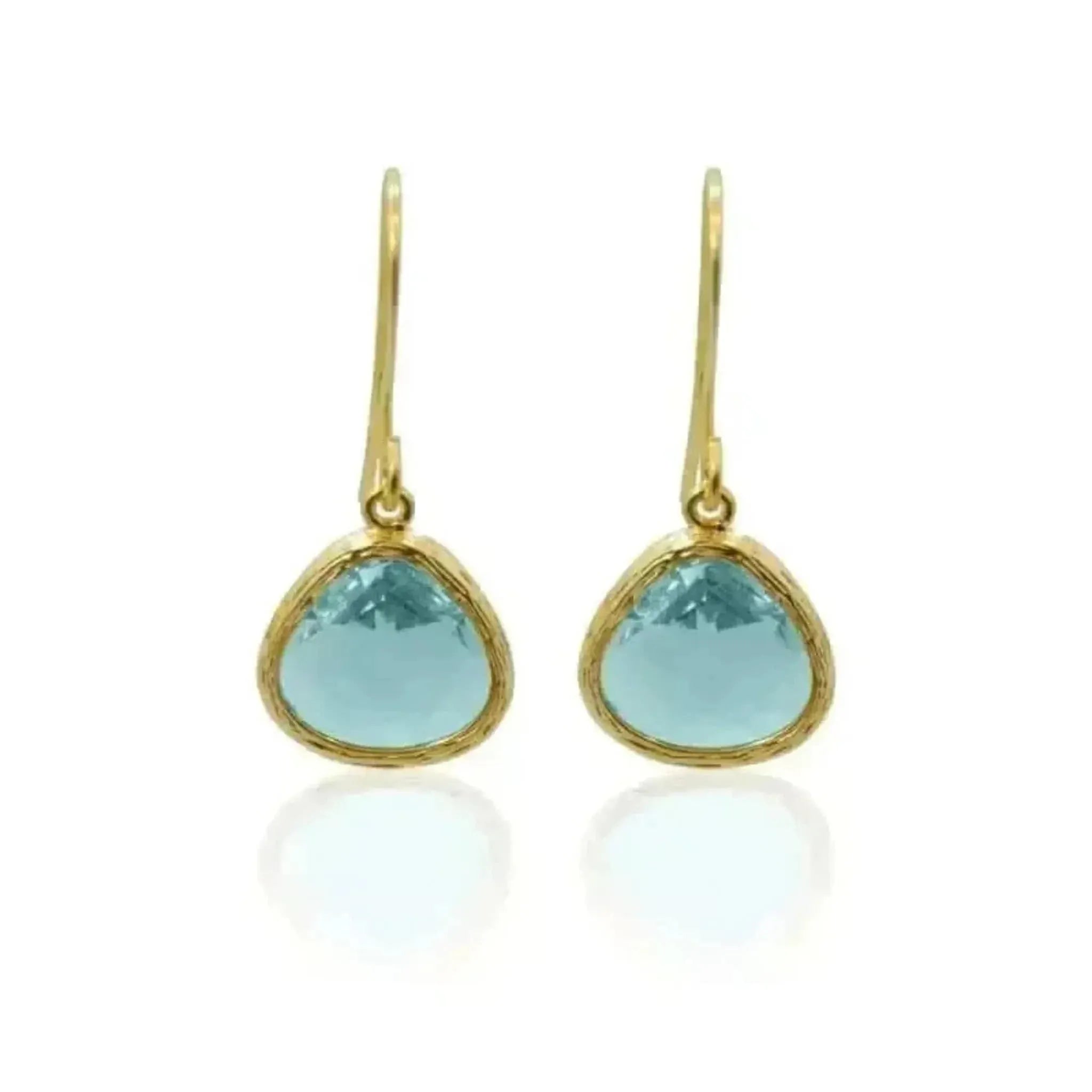 aqua blue earrings