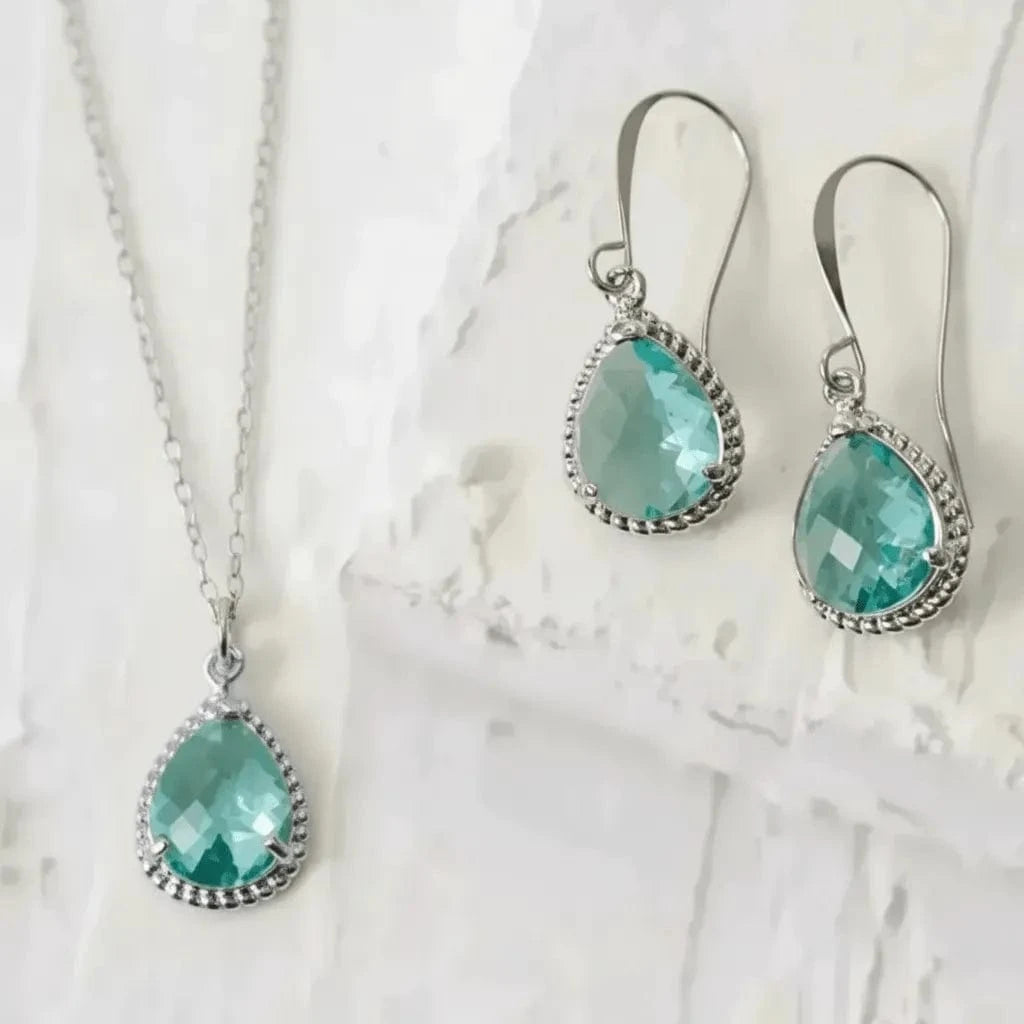 Aqua Exquisite Earrings