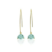Aqua Blue Cleo Earrings | Tranquility & Clarity