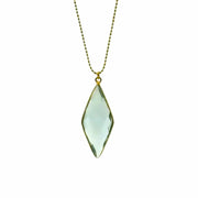aqua blue necklace