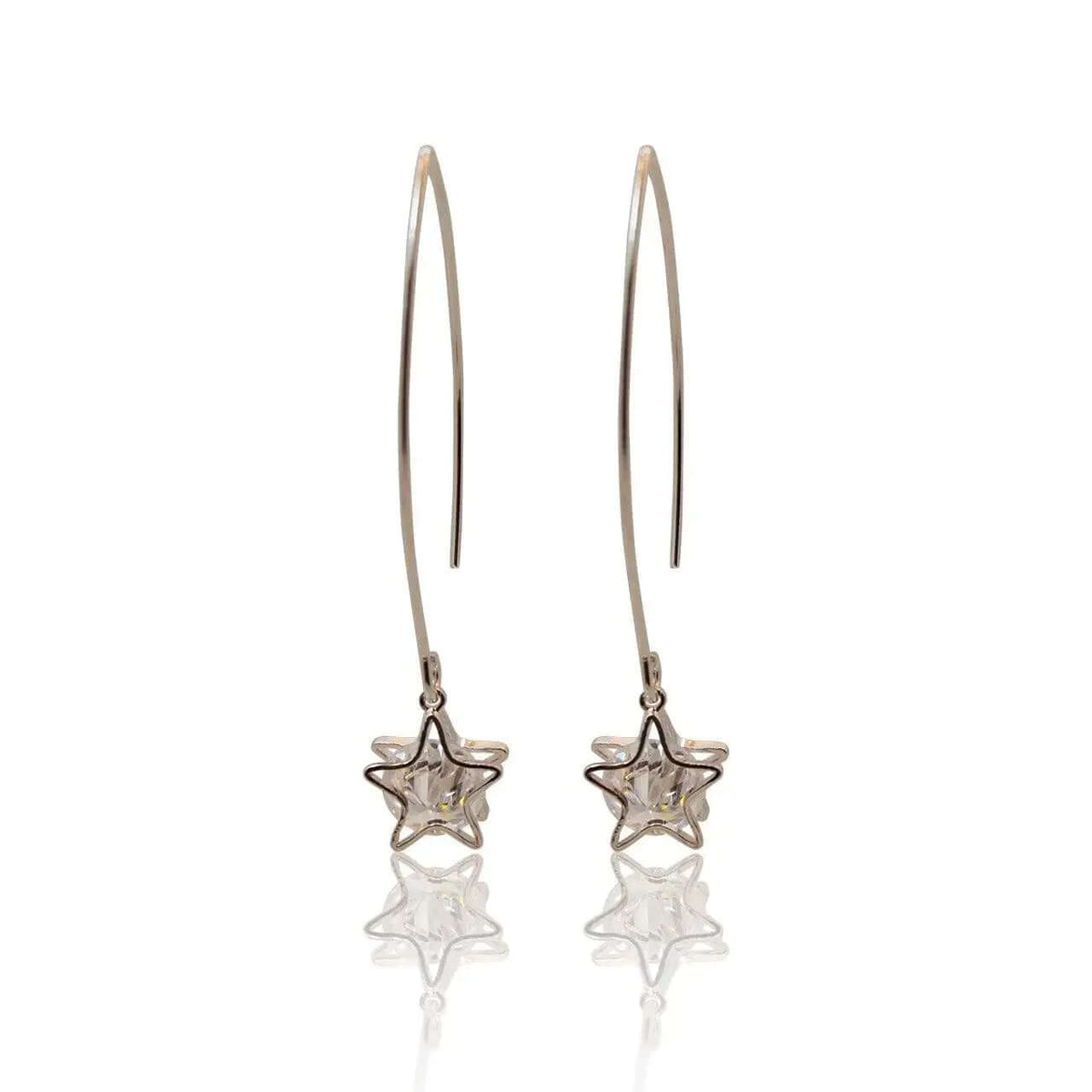 Aurora Crystal Star Earrings - Mystic Soul Jewelry