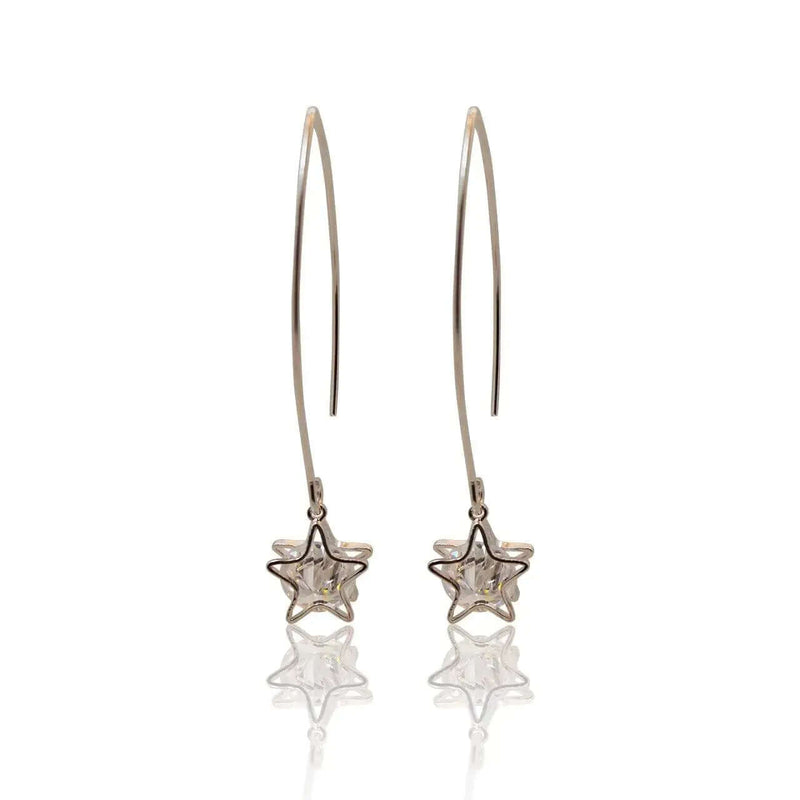 Aurora Crystal Star Earrings - Mystic Soul Jewelry