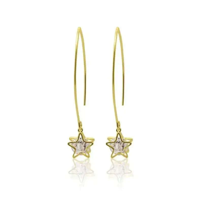 Aurora Crystal Star Earrings - Mystic Soul Jewelry