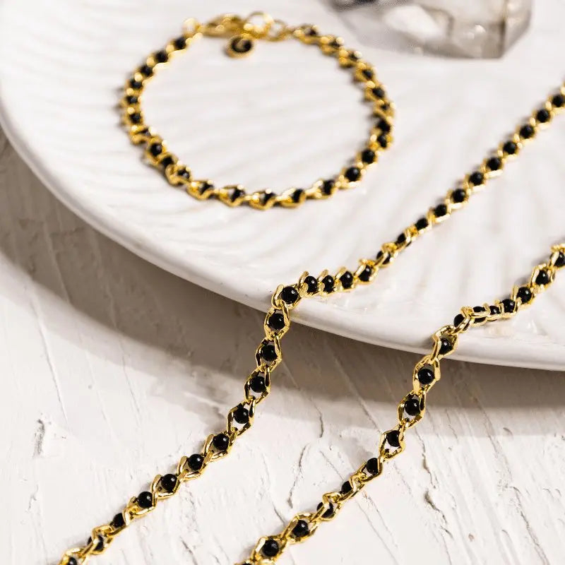 Beaded Chain Bracelet - Mystic Soul Jewelry