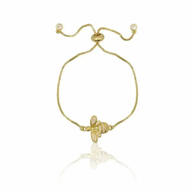 Bee Bracelet For Women - Gold or Silver - Mystic Soul Jewelry