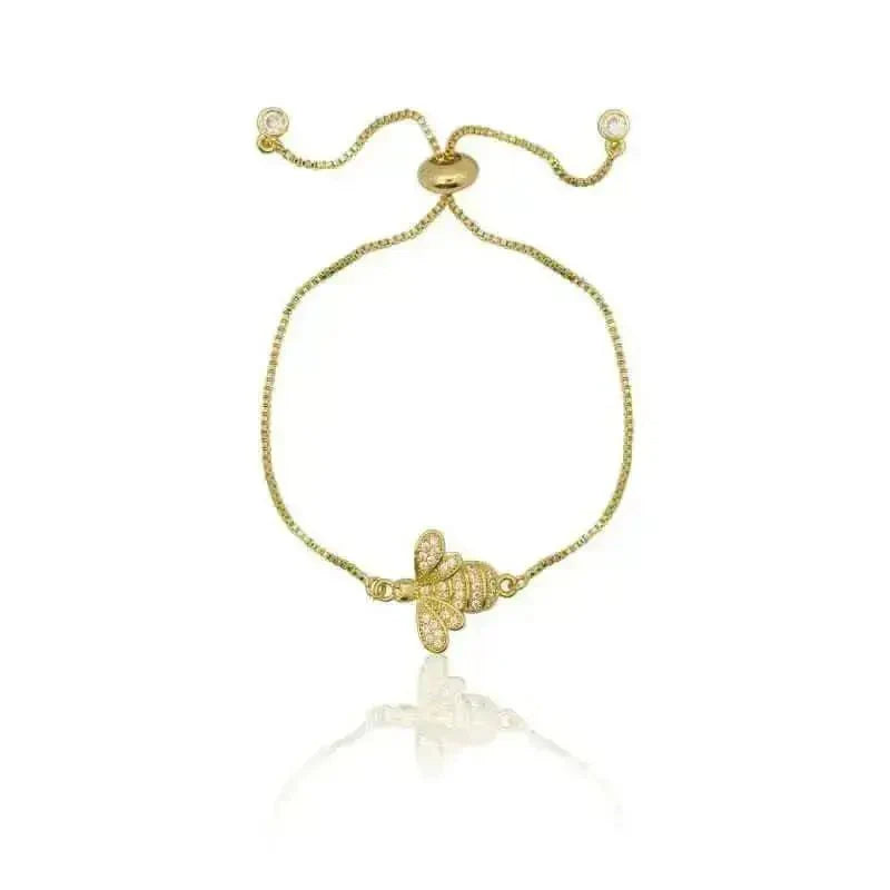 Bee Bracelet For Women - Gold or Silver - Mystic Soul Jewelry