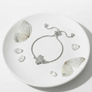 bee silver bracelet adjustable