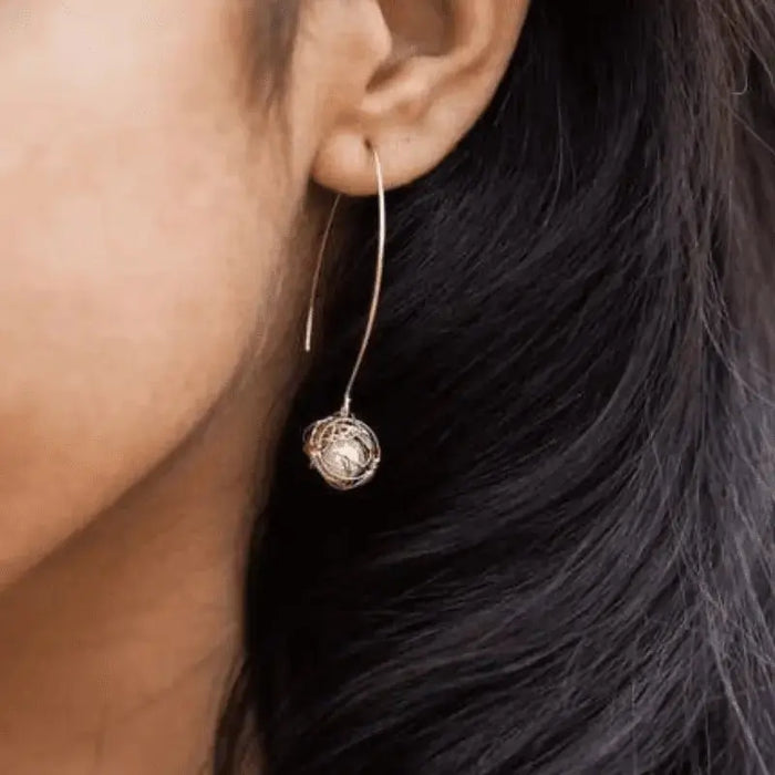 Bird Nest Long Earrings - Mystic Soul Jewelry