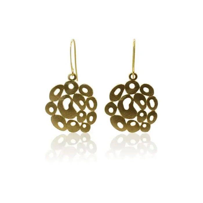 Bubbles Gold Earrings - Mystic Soul Jewelry