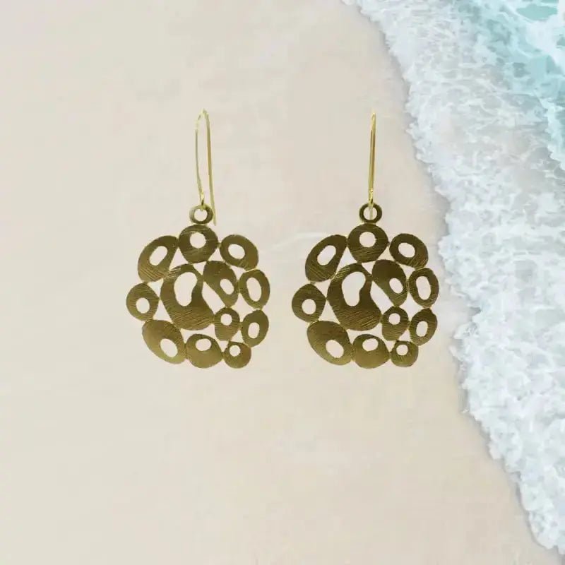 Bubbles Gold Earrings - Mystic Soul Jewelry