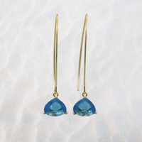 Capri Blue Cleo Earrings | Ocean Jewelry - Mystic Soul Jewelry