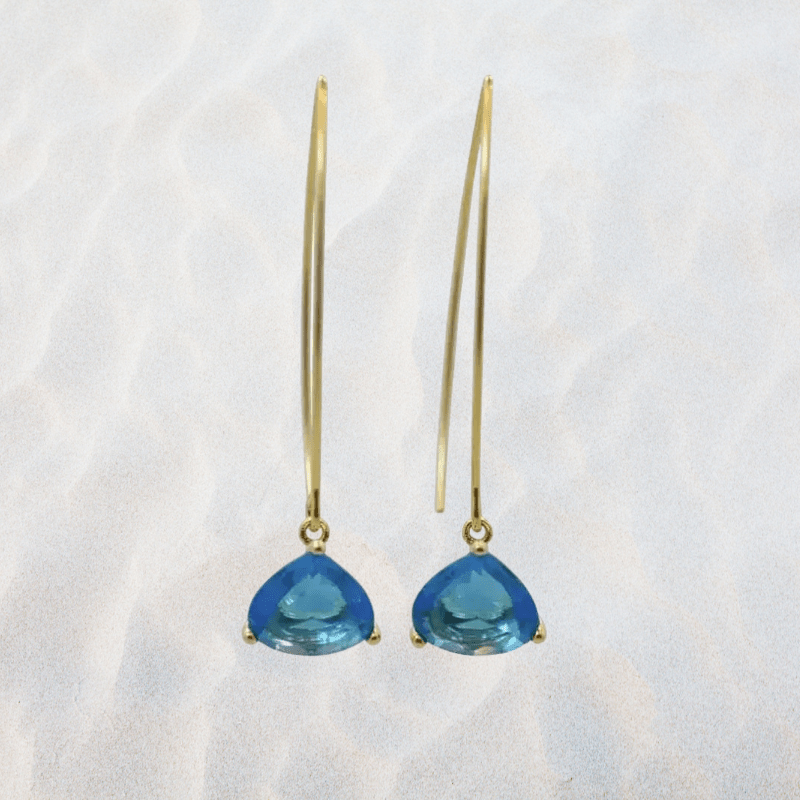 Capri Blue Cleo Earrings | Ocean Jewelry - Mystic Soul Jewelry