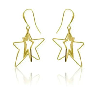 Cosmic Dance 3D Star Earrings - Mystic Soul Jewelry