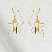 Cosmic Dance 3D Star Earrings - Mystic Soul Jewelry