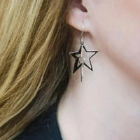 Cosmic Dance 3D Star Earrings - Mystic Soul Jewelry