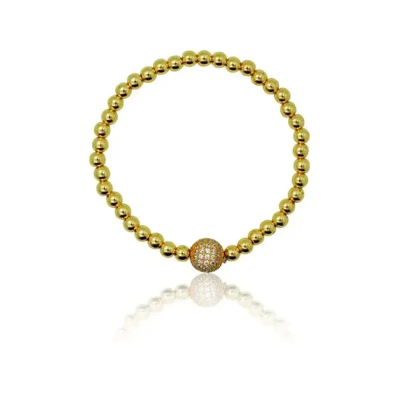 Crystal Ball Stretch Bracelet - Mystic Soul Jewelry