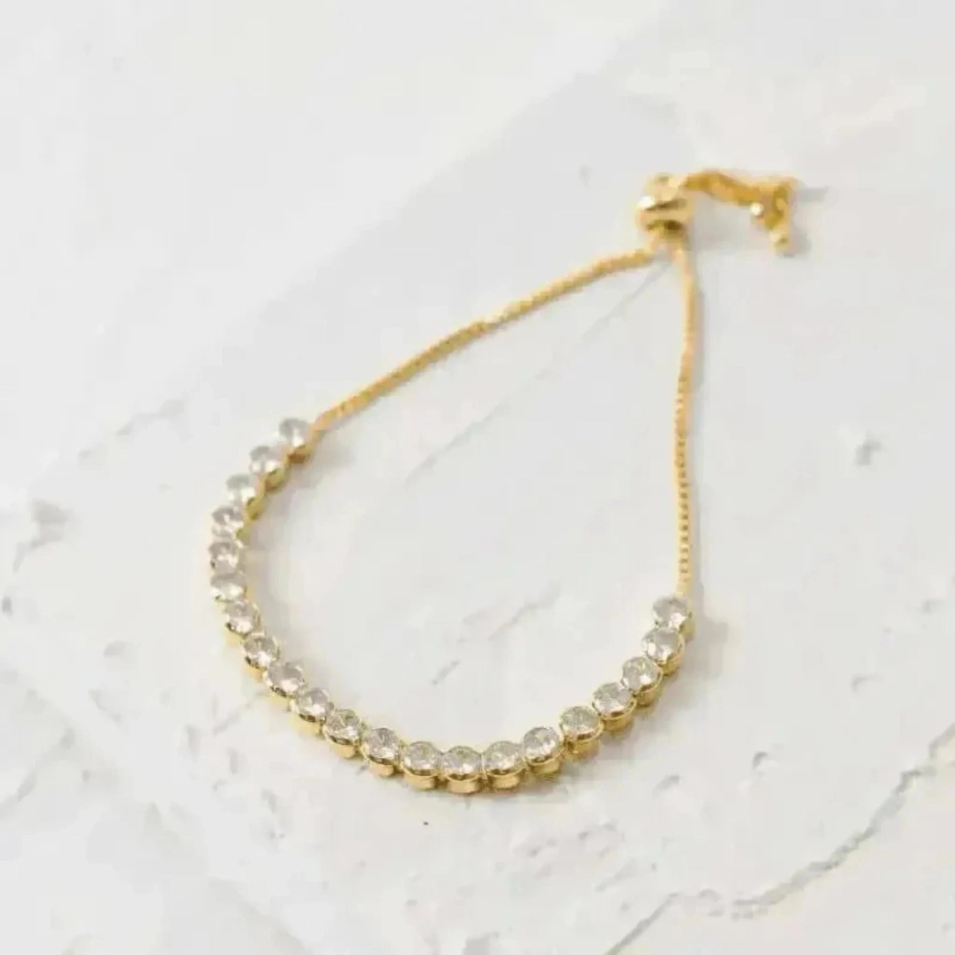 crystal bracelet gold