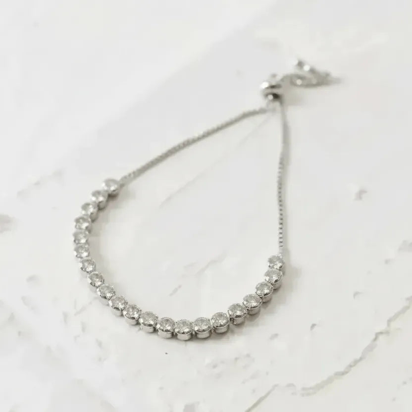 crystal_bracelet silver adjustable