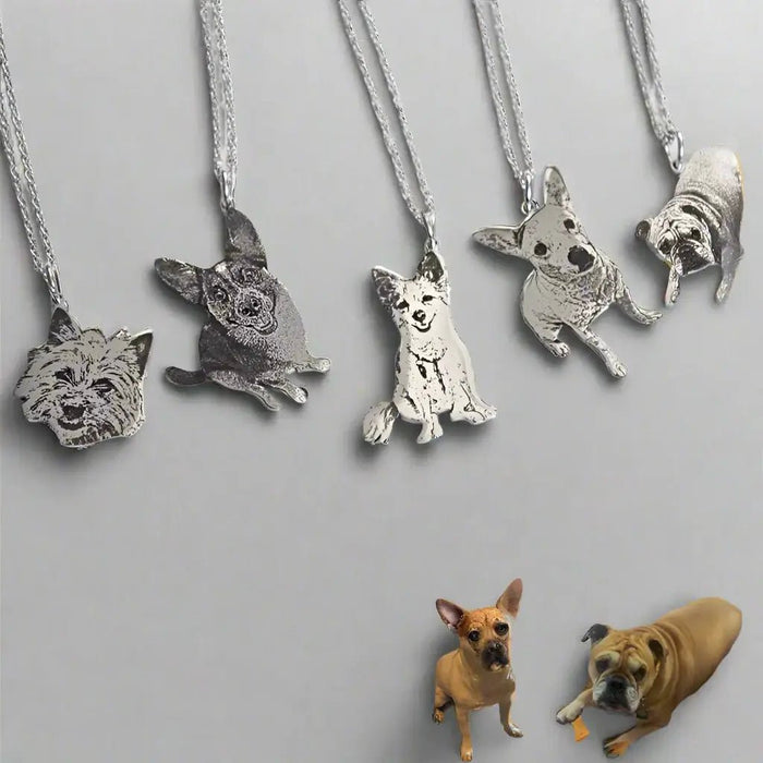 Custom Pet Photo Necklace | Memorial Jewelry | Mystic Soul Jewelry - Mystic Soul Jewelry