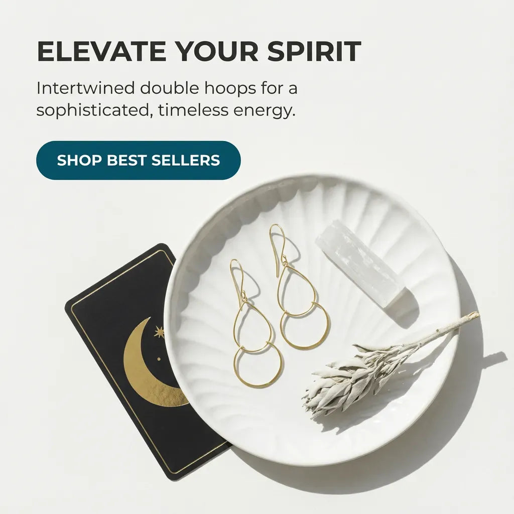 ddouble hoop gold earrings classic