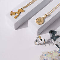 Dog & Cat Bond Necklace | Pet Love Pendant | Mystic Soul Jewelry - Mystic Soul Jewelry