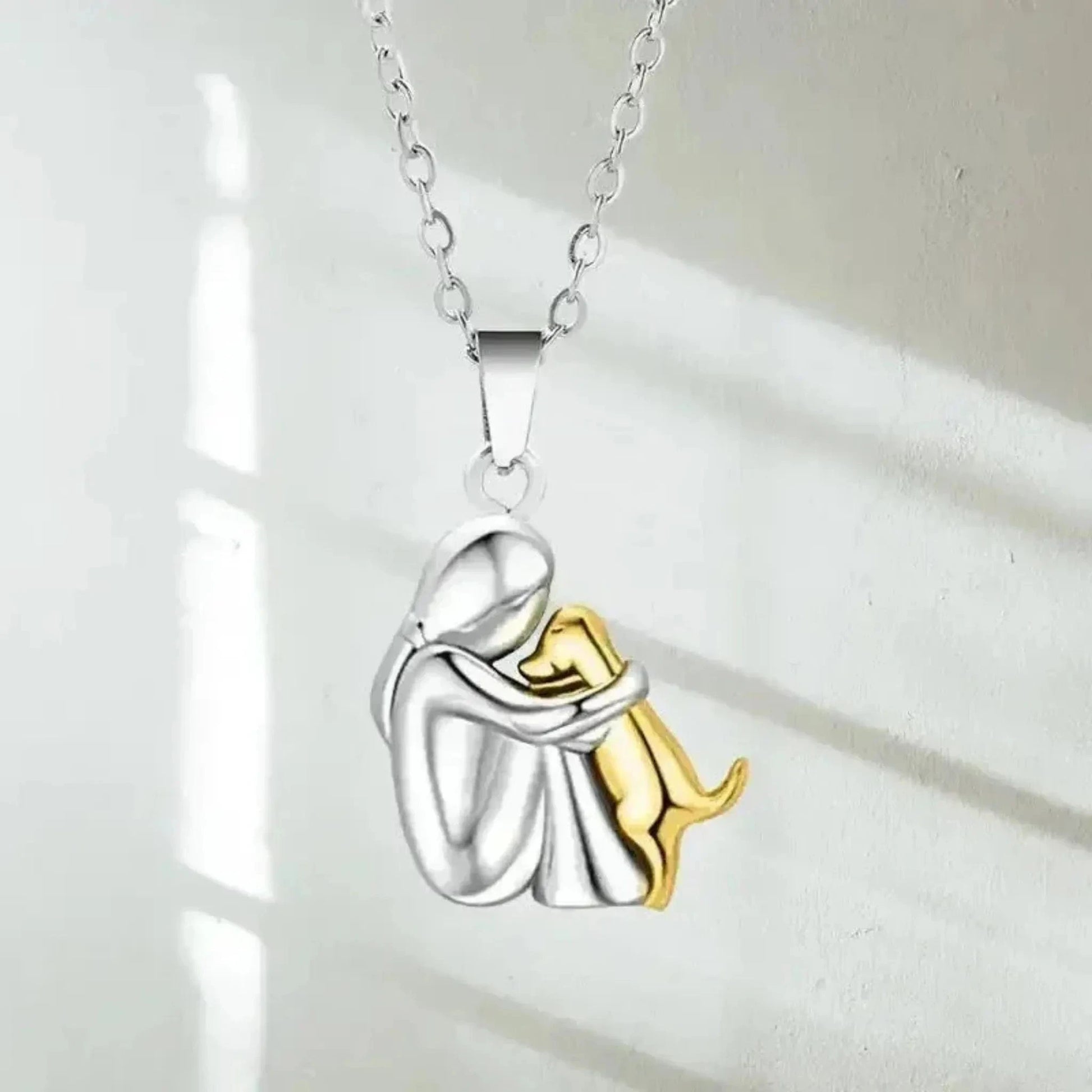 dog and owner necklace
