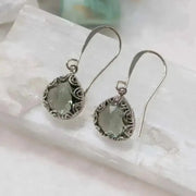 fancy silver dusk earrings