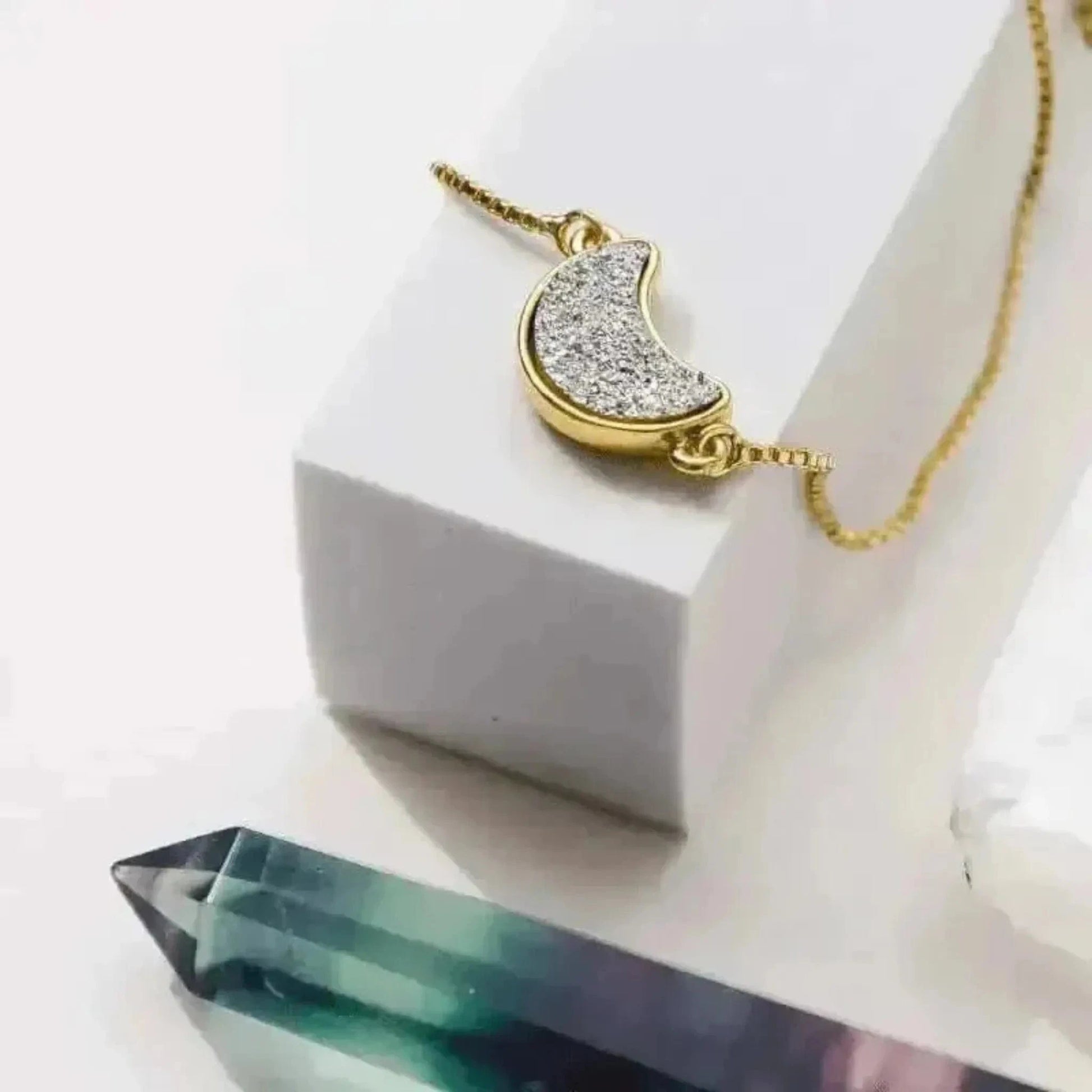 crescent moon bracelet