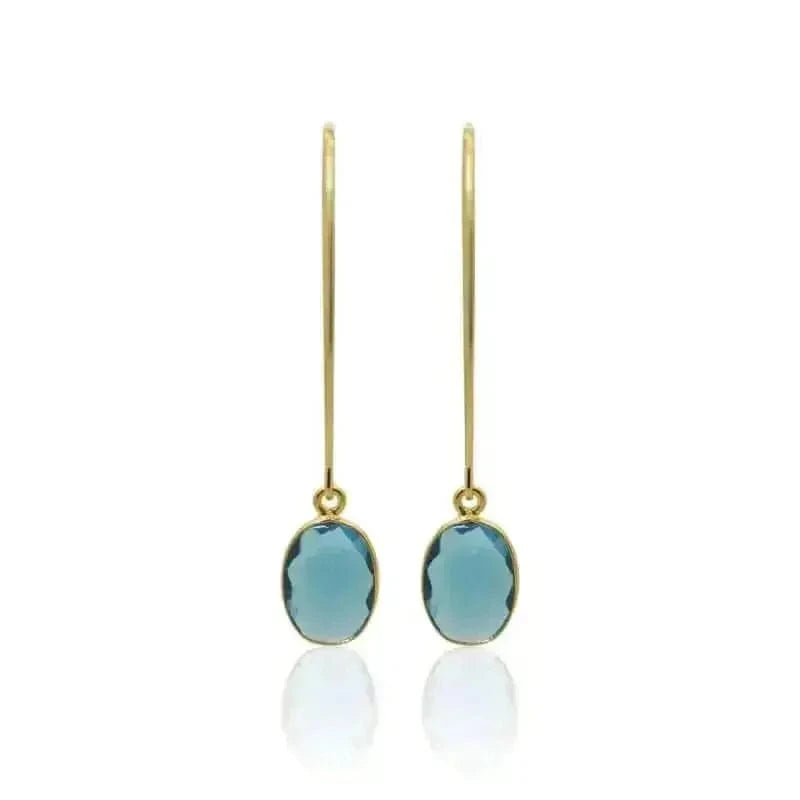 Capri Hydro Quartz Earrings - Ocean Jewlery - Mystic Soul Jewelry
