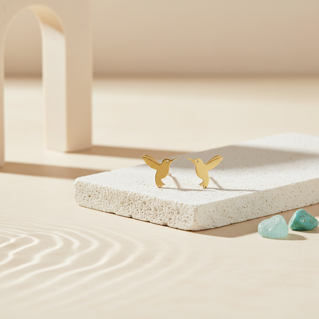 Hummingbird Stud Earrings | The Sweet Seeker