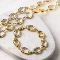 Golden Rutile Chain Necklace | Spiritual Energy - Mystic Soul Jewelry