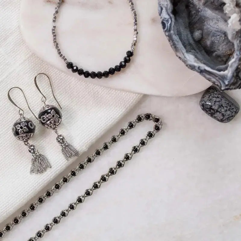 Kashmiri Boho Bead Bead Earrings - Mystic Soul Jewelry