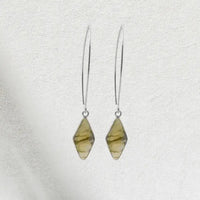 Labradorite Mini Spike Earrings - Silver - Mystic Soul Jewelry