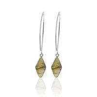 Labradorite Mini Spike Earrings - Silver - Mystic Soul Jewelry