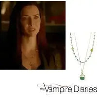 Lily Green Agate Necklace & Earring Set | As Seen on TV | The Vampire Diaries - Mystic Soul Jewelry