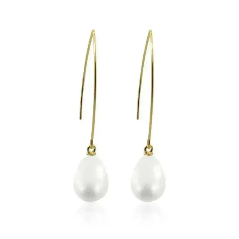 Pearl Earrings: Long Drops - Mystic Soul Jewelry