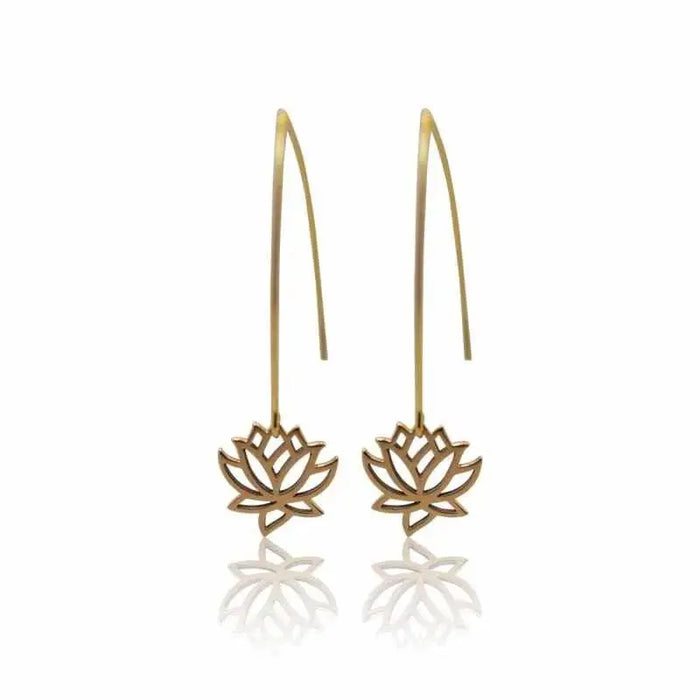 Lotus Flower Earrings - Mystic Soul Jewelry