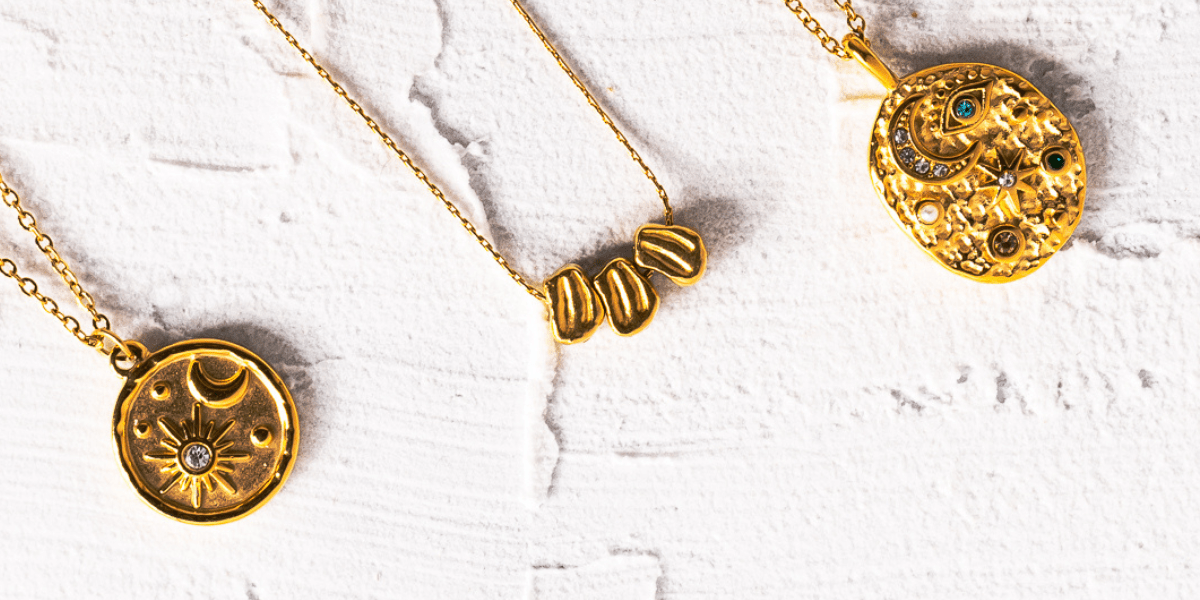 summer solstice jewelry in waterproof tarnish free necklaces
