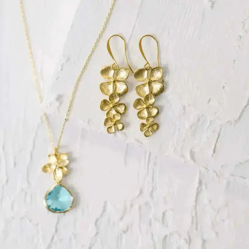 Orchid Tropical Earrings - Mystic Soul Jewelry