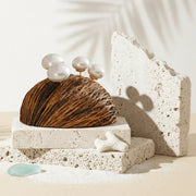 pearl stud earrings gold waterproof