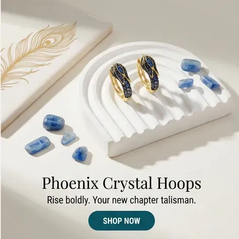 pheonix hoop earrings gold