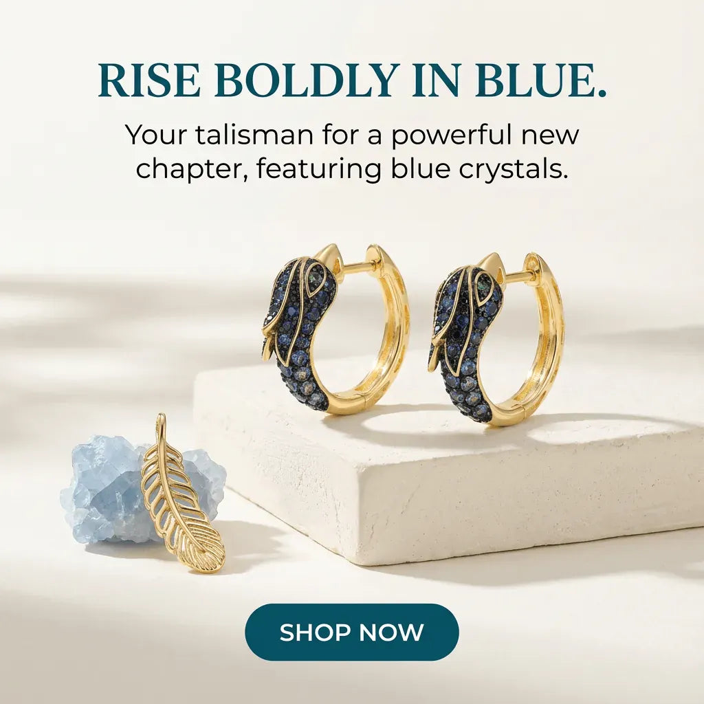 phoenix hoop earrings gold