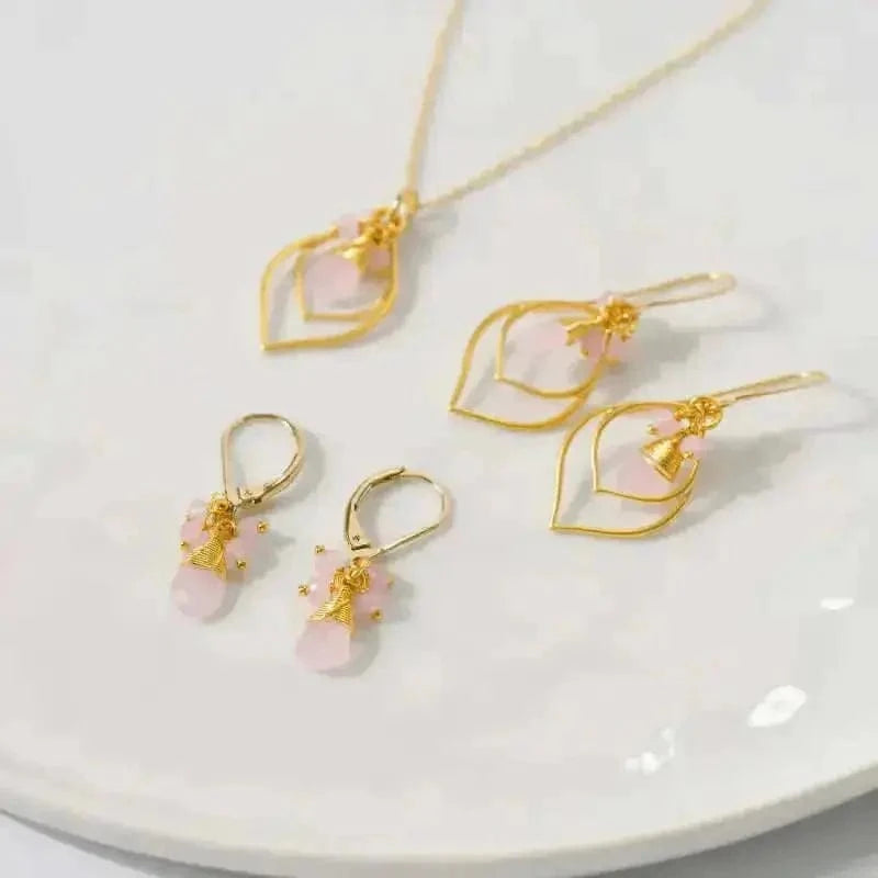 Pink Chalcedony MINI Earrings - Mystic Soul Jewelry