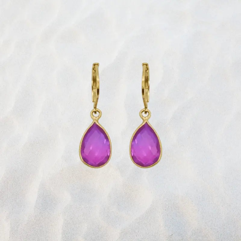 Pink Earrings - Aura MINI Drops - Mystic Soul Jewelry