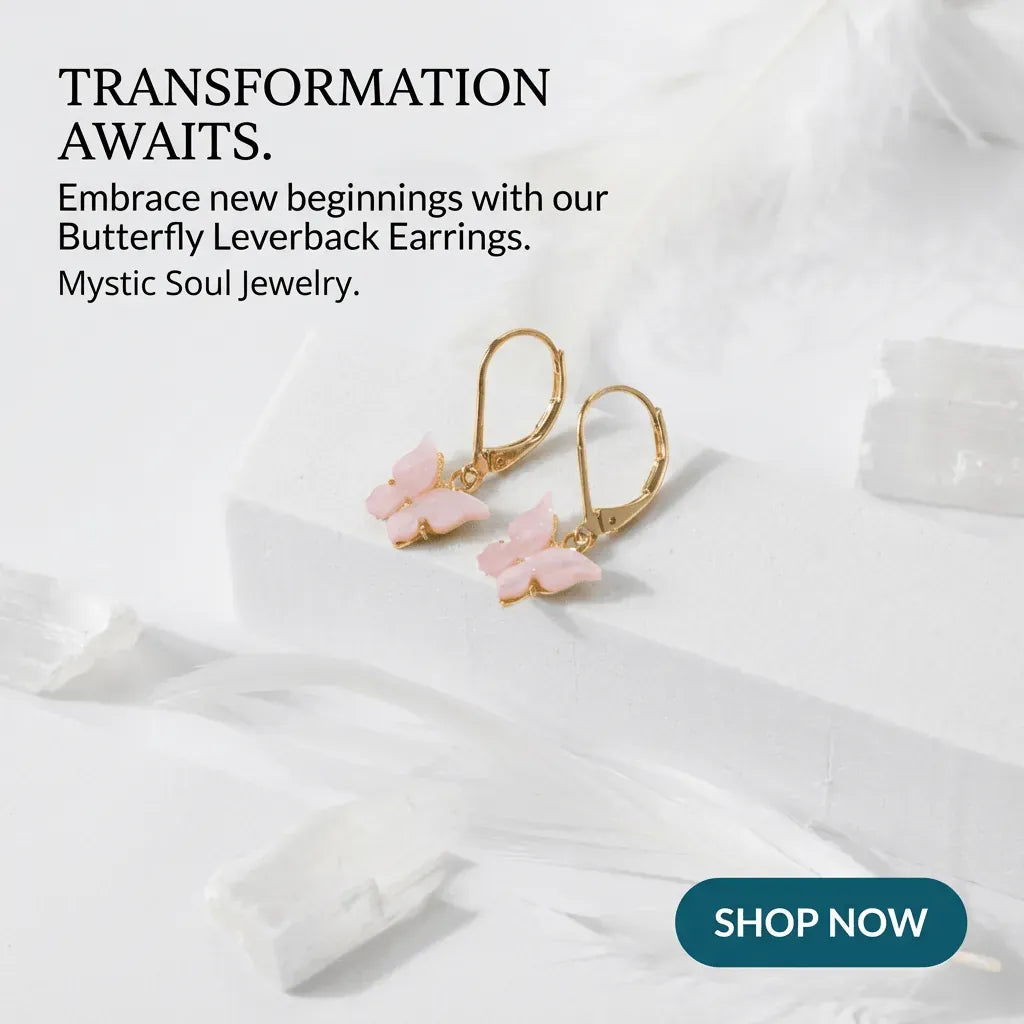 pink butterfly earrings shop now