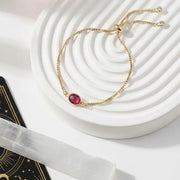 pink_tourmaline_bracelet_gold jewelry