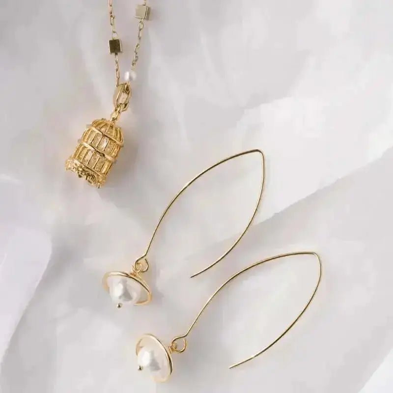 Planetary Pearl Drop Earrings - Mystic Soul Jewelry