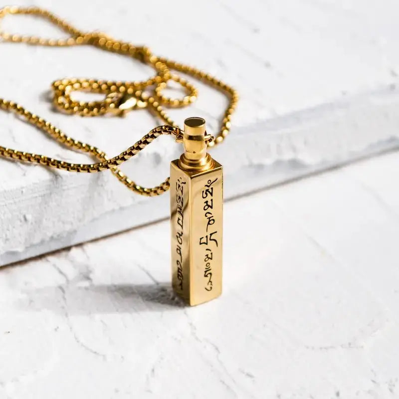Prayer Vial Necklace with Durgha - Mystic Soul Jewelry