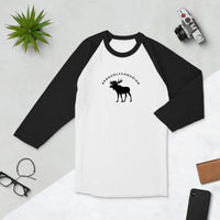 #ProudlyCanadian Moose Baseball Raglan T Shirt | Made in Canada - Mystic Soul Jewelry